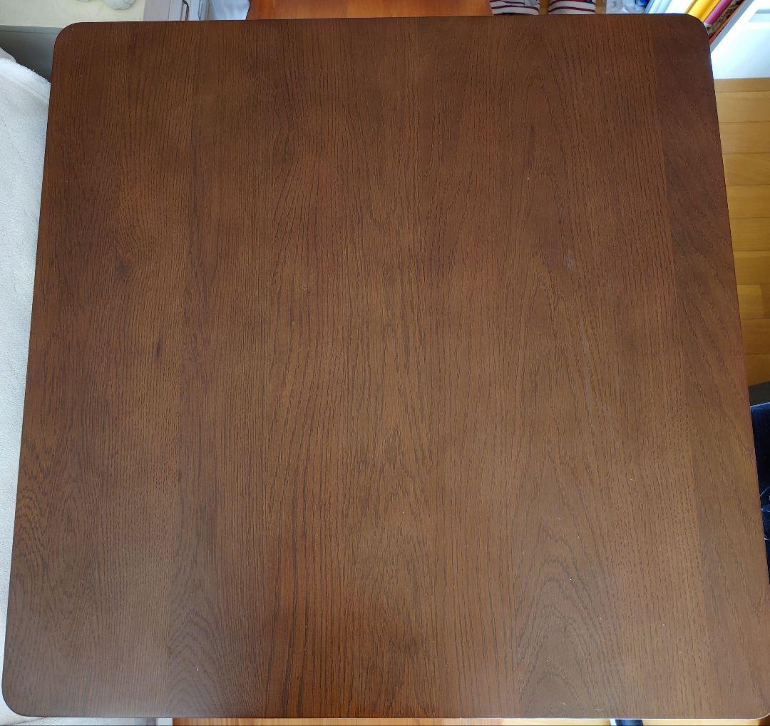 ニトリ　ブラウン 四角形ダイニングテーブルと椅子セット【引き取り限定】写真追加