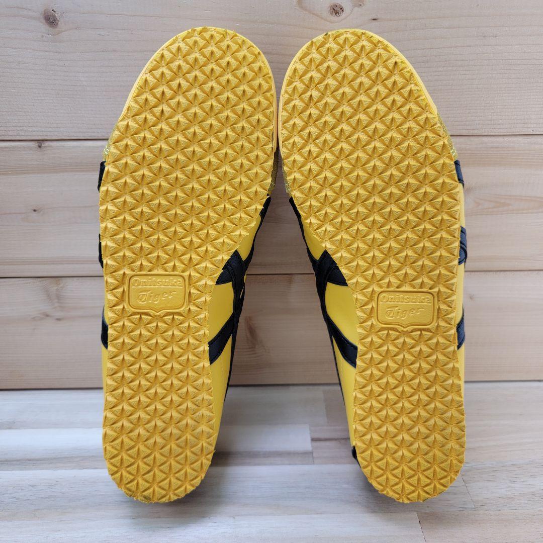 オニツカタイガー メキシコ66 イエロー/ブラック 22.5cm