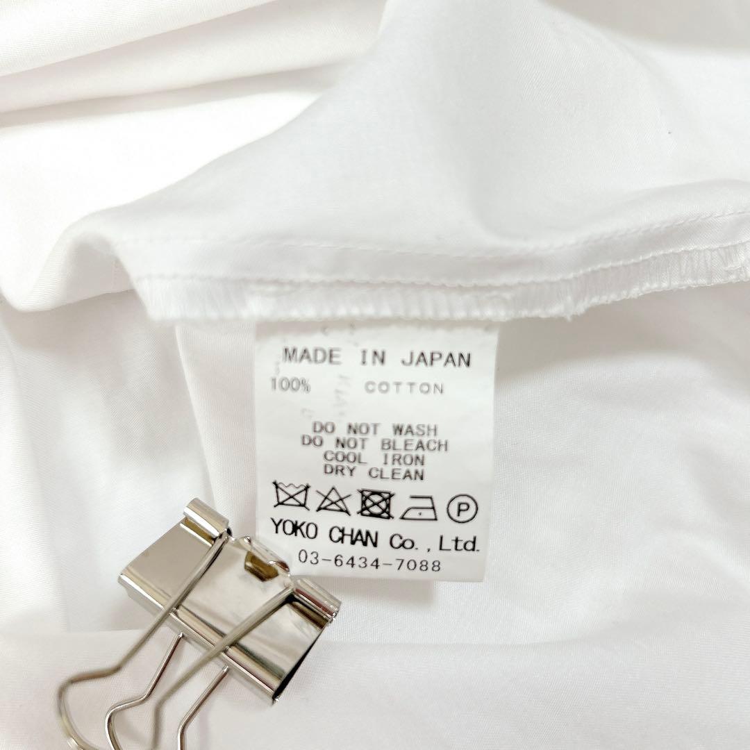 極美品✨ 2024年購入 ヨーコチャン ホワイト パフスリーブシャツ ブラウス