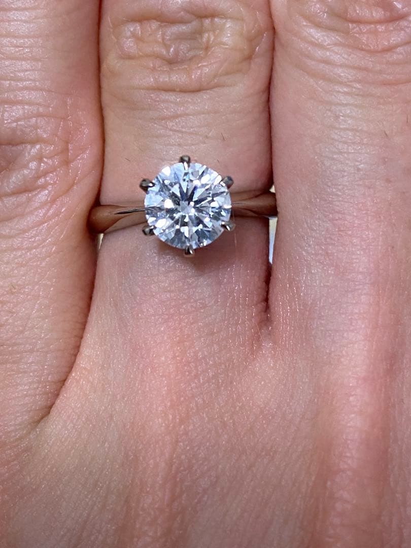 わ*か様 ラボグロウン ダイヤモンド k18wg ダイヤモンドリング