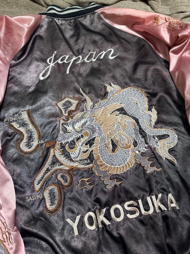 Jungle Storm 龍 日本限定 スカジャン サテン vintage
