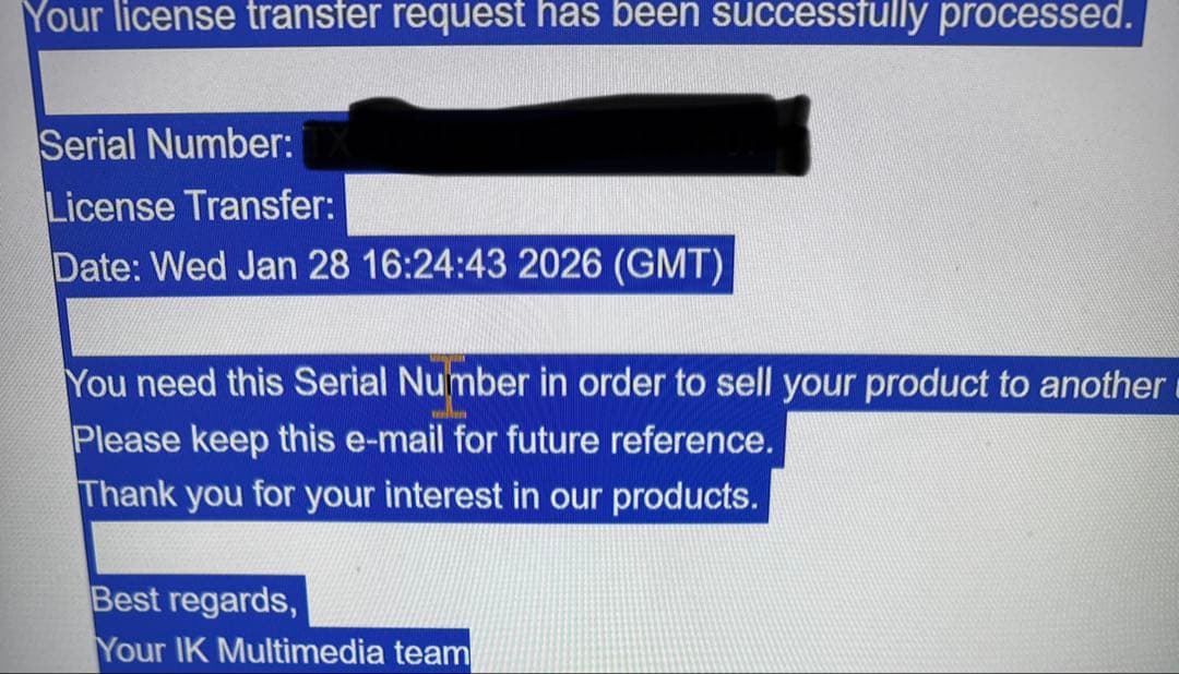 IK TONEX ONE 中古完動美品　ライセンス解除済み　メルカリ最安値