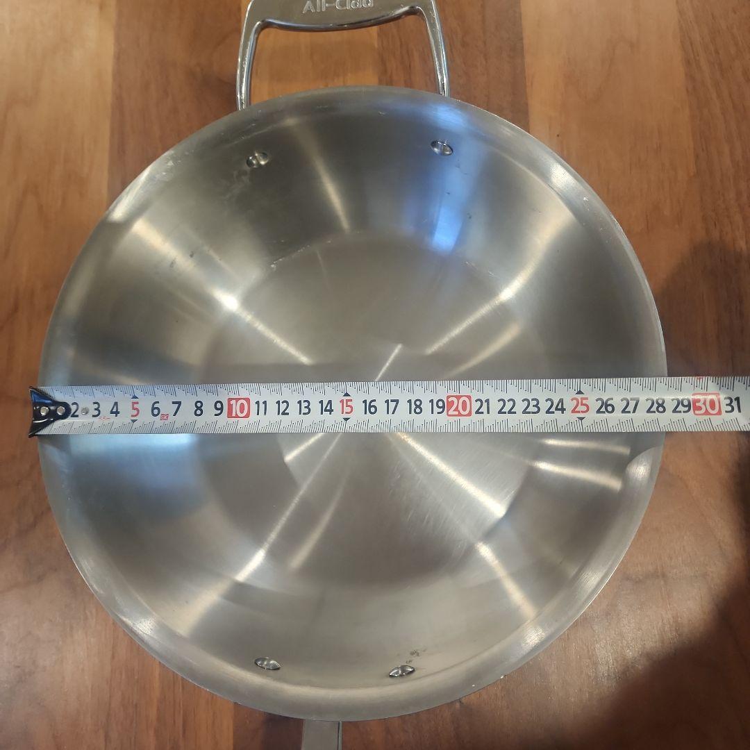 ALL-CLAD D5 5-PLY ２８ センチ ステンレス 蓋付きフライパン