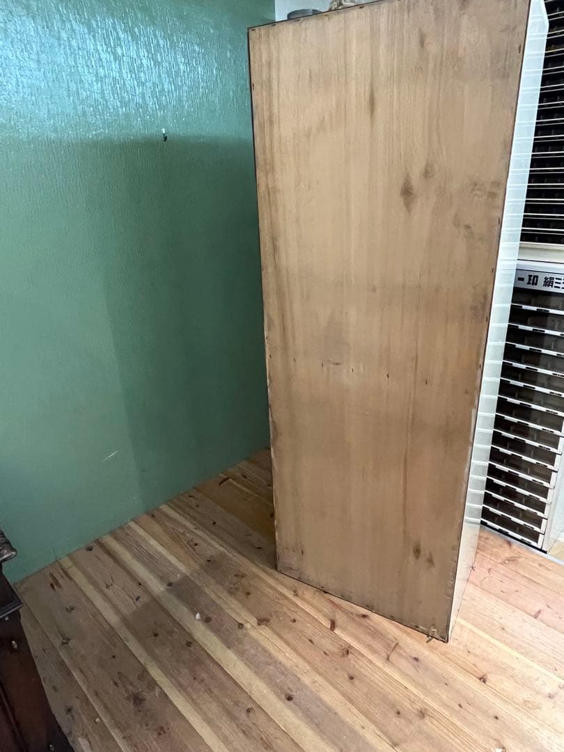 ミシン糸ケース 特大 収納棚 昭和レトロケース 当時物 アンティーク インテリア