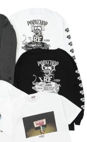 ポークチョップ×ラットフィンク　ロンT