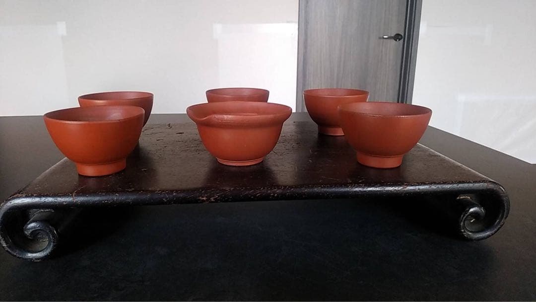 古備前　備前　煎茶器　煎茶碗　　湯冷し　急須　中国美術　茶道具　古美術