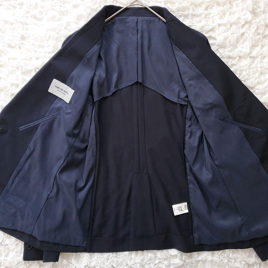 グリーンレーベルリラクシング【L】セットアップ　スーツ　フォーマル　ネイビー