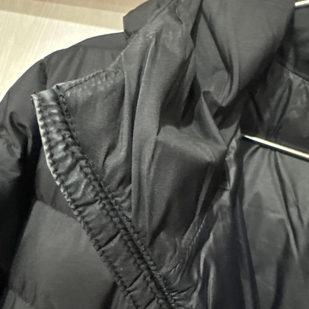 DANTON ミドルダウンフードジャケット ブラック XLサイズ