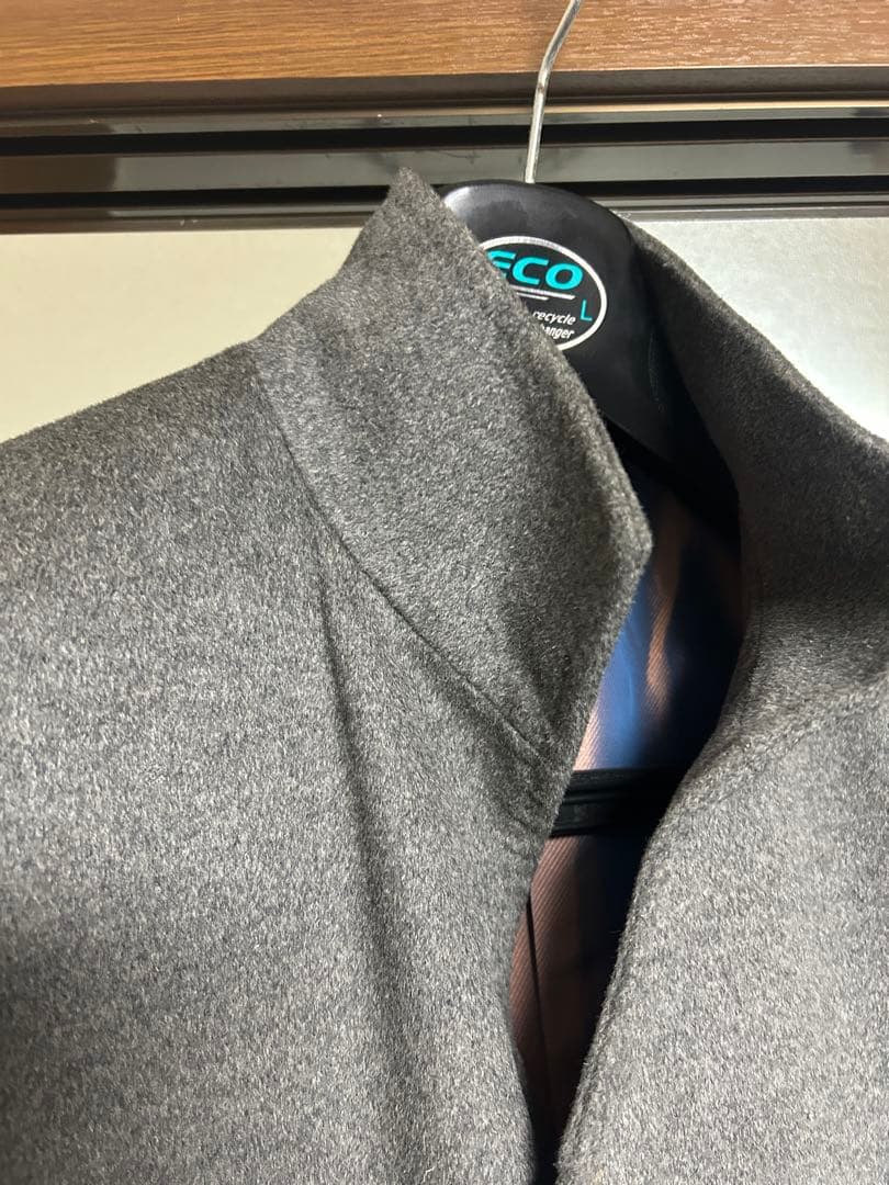 コート　アンゴラウサギ　コムサ　大幅値下げしました