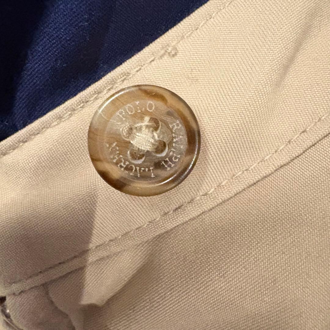 ポロラルフローレン　 スウィングトップ　裏地チェック　チンスト　ベージュ