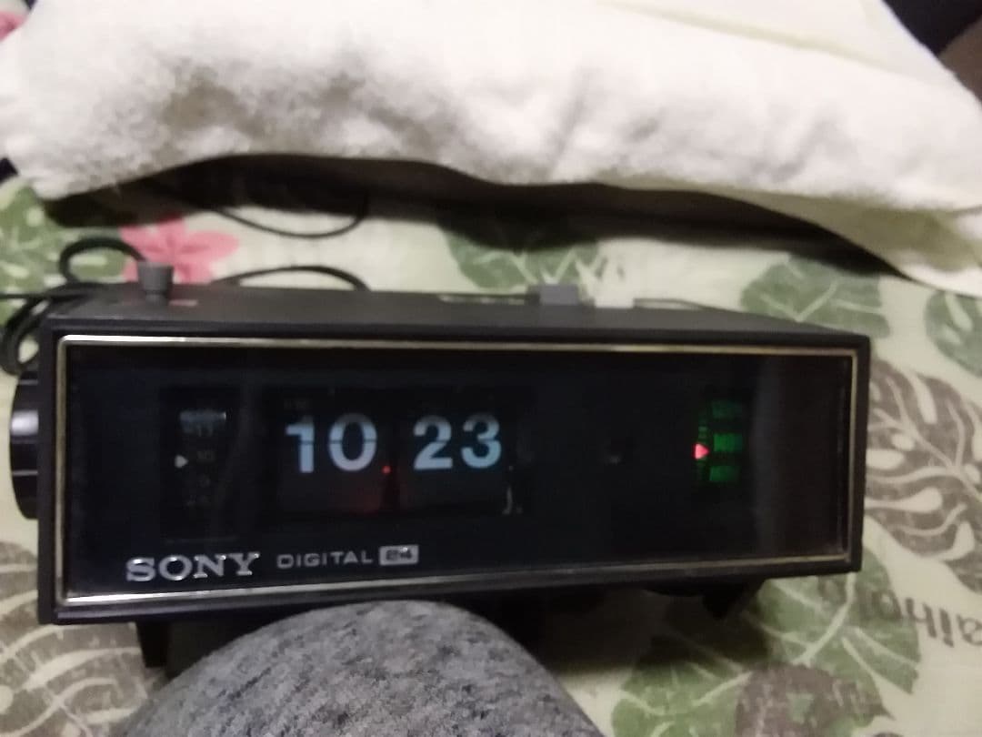 ★日本製♥️パタパタ時計❤️SONY★8RC-29❤️当時物★置時計★半動作品