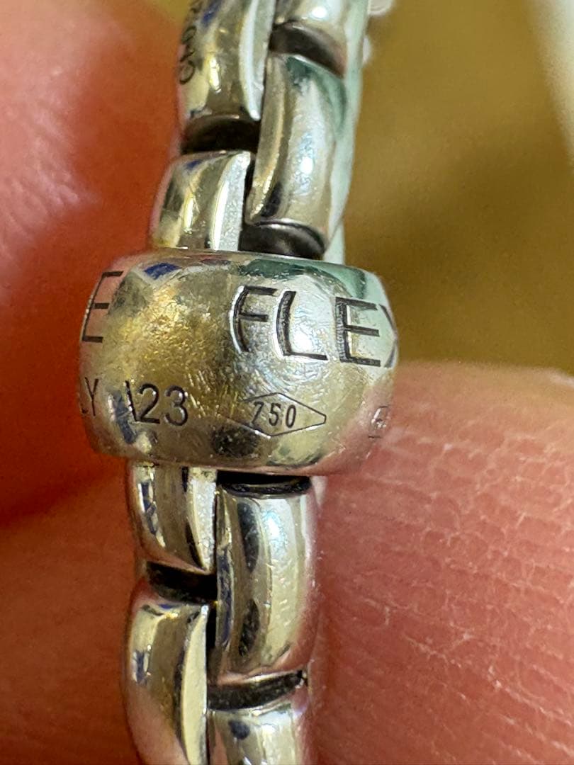 FOPE 733B、ホワイトゴールドブレスレット