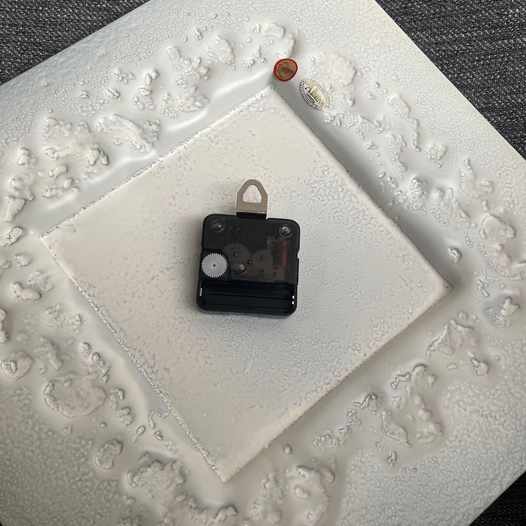 ベネチアングラス掛け時計　イタリア製　動作確認済