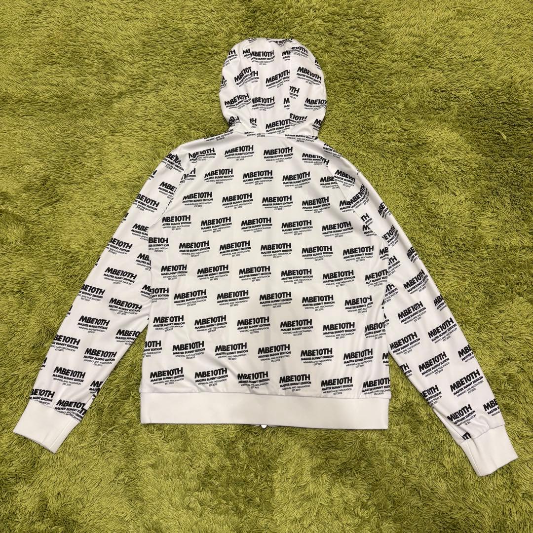 マスターバニーエディション ジップジャケット 総柄 ホワイト サイズ1