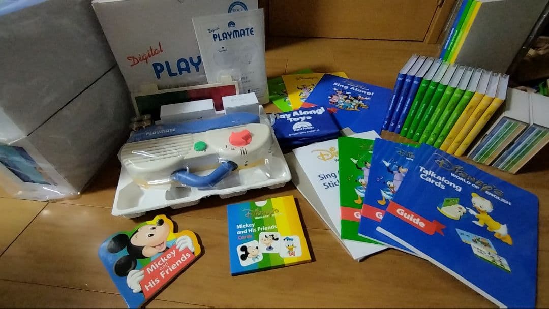 トークアロング・カード シング・アロング・セット ディズニー英語 CD周りセット