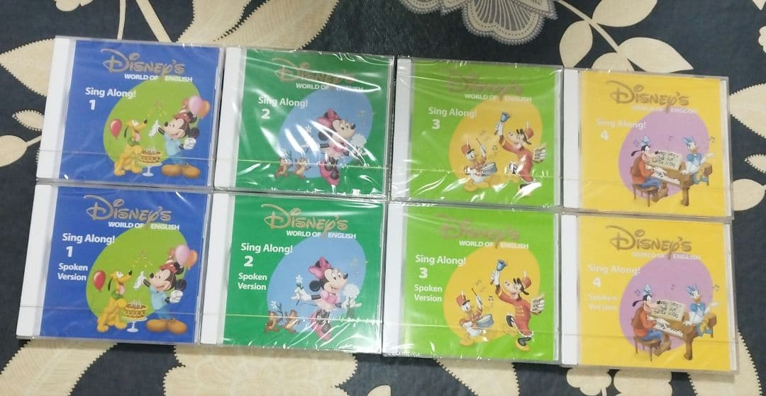 トークアロング・カード シング・アロング・セット ディズニー英語 CD周りセット