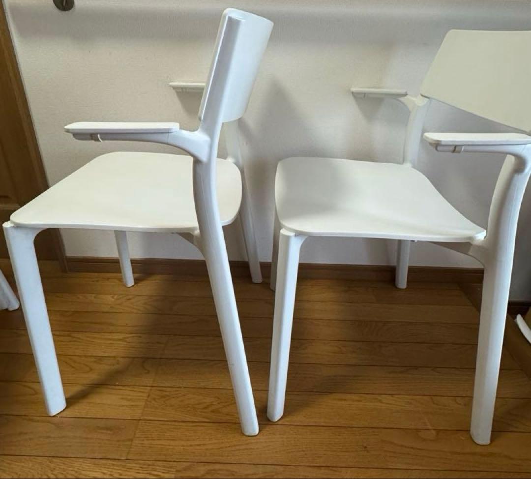 希少　廃盤　IKEA JANINGE ヤニンゲ スタッキングチェア 2脚　①
