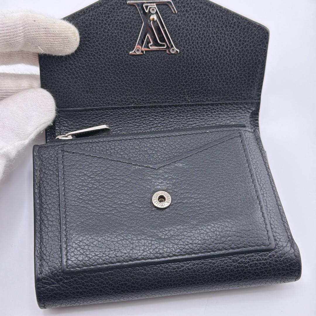 【並品】ルイヴィトン ポルトフォイユ マイロックミー ノワール 折財布