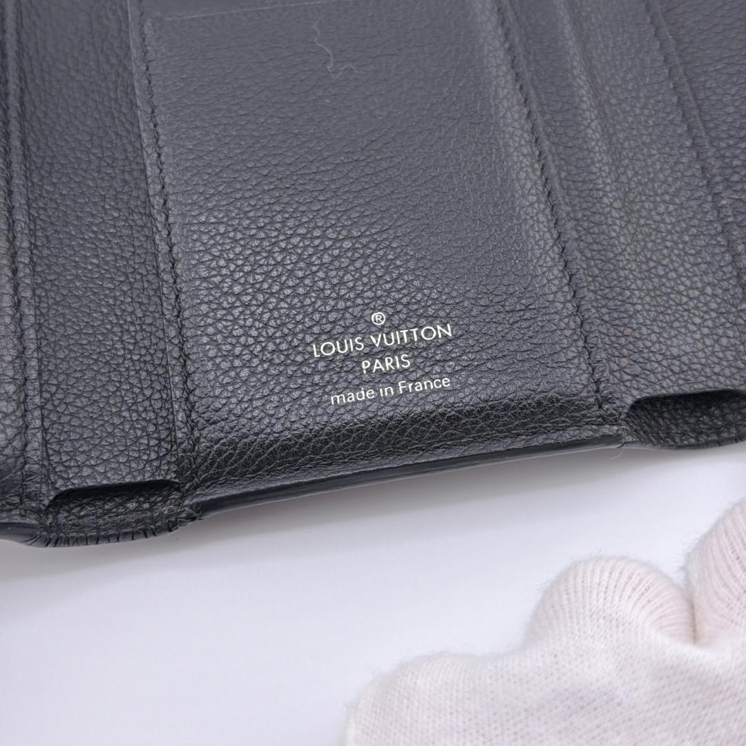 【並品】ルイヴィトン ポルトフォイユ マイロックミー ノワール 折財布