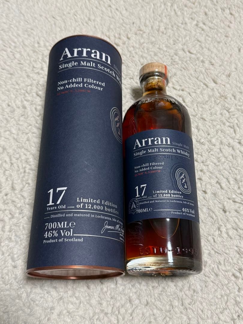 アラン17年 シングルモルトスコッチウイスキー 700ml