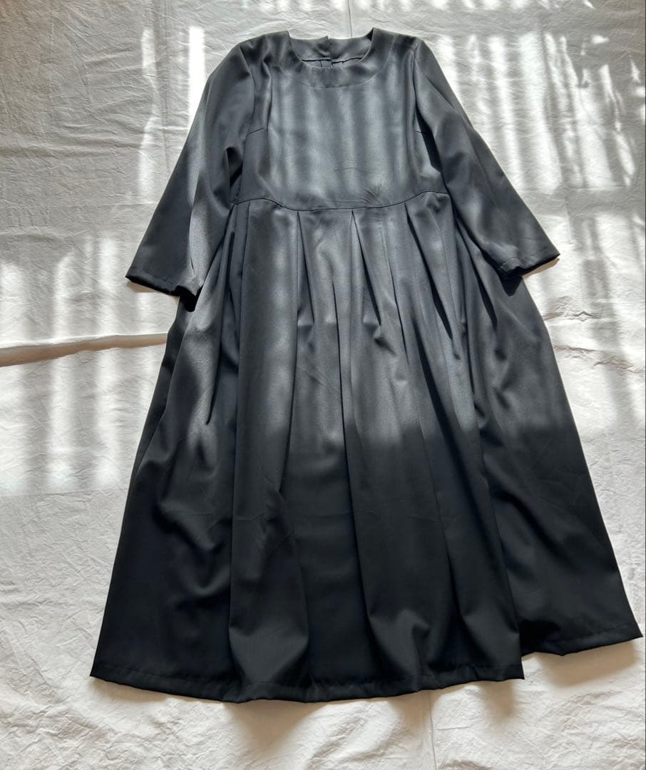 【マキポンさま専用ページ】woolフォーマル対応＊ボックスタックワンピース