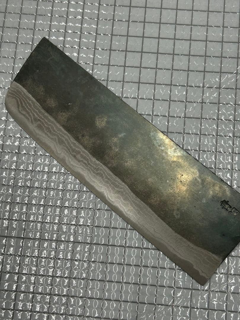 仙助 包丁 菜切 菜切包丁 165mm 安来鋼青紙２号 紫檀シノギ柄 ①