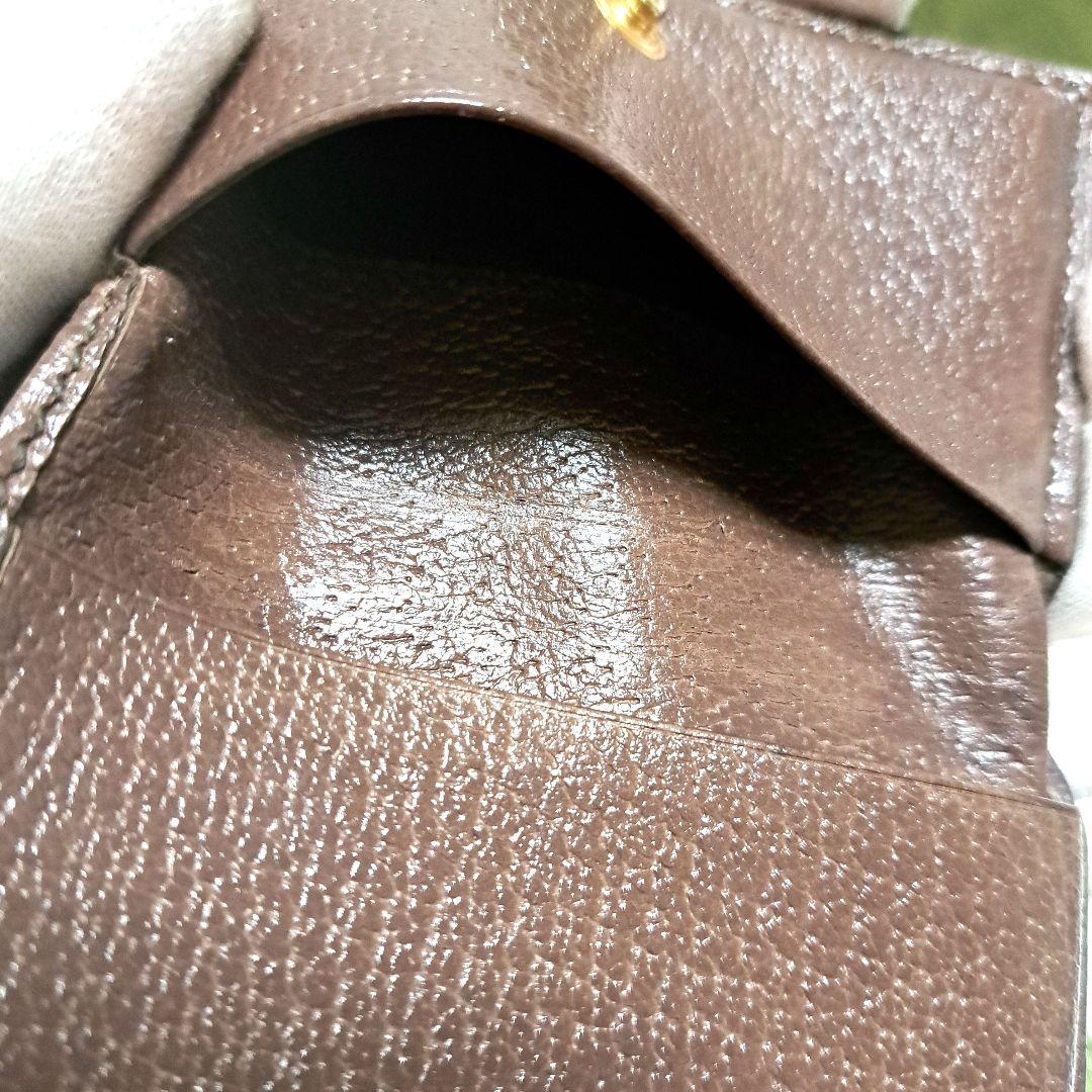 ✨️美品✨️GUCCI グッチ三つ折財布 オフィディア シェリーライン GG