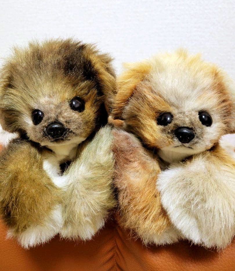 レトロぬいぐるみ　吉徳　犬　ぬいぐるみ　２匹美品！