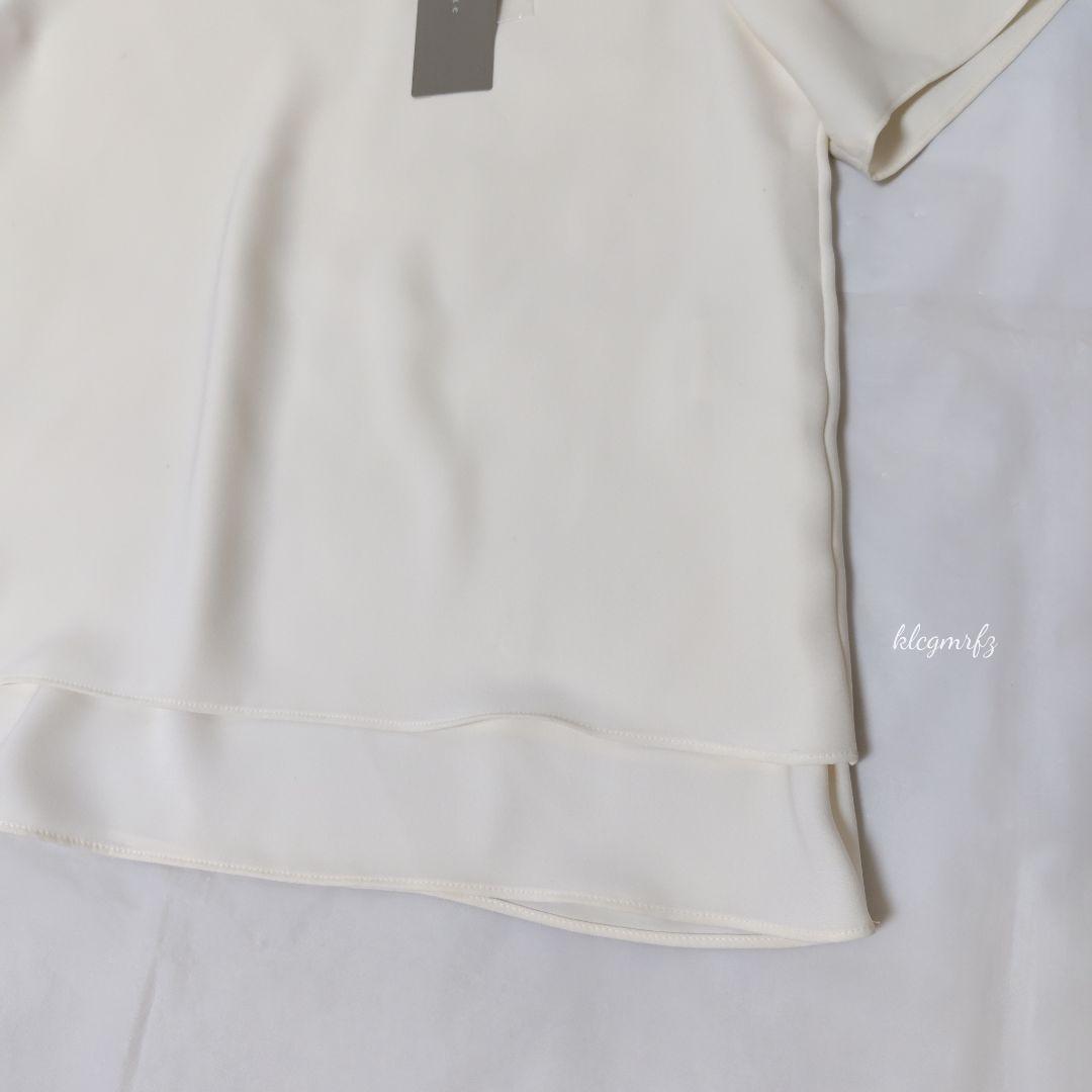 未使用 theory luxe とろみ 二枚仕立て ブラウス セオリー 新品
