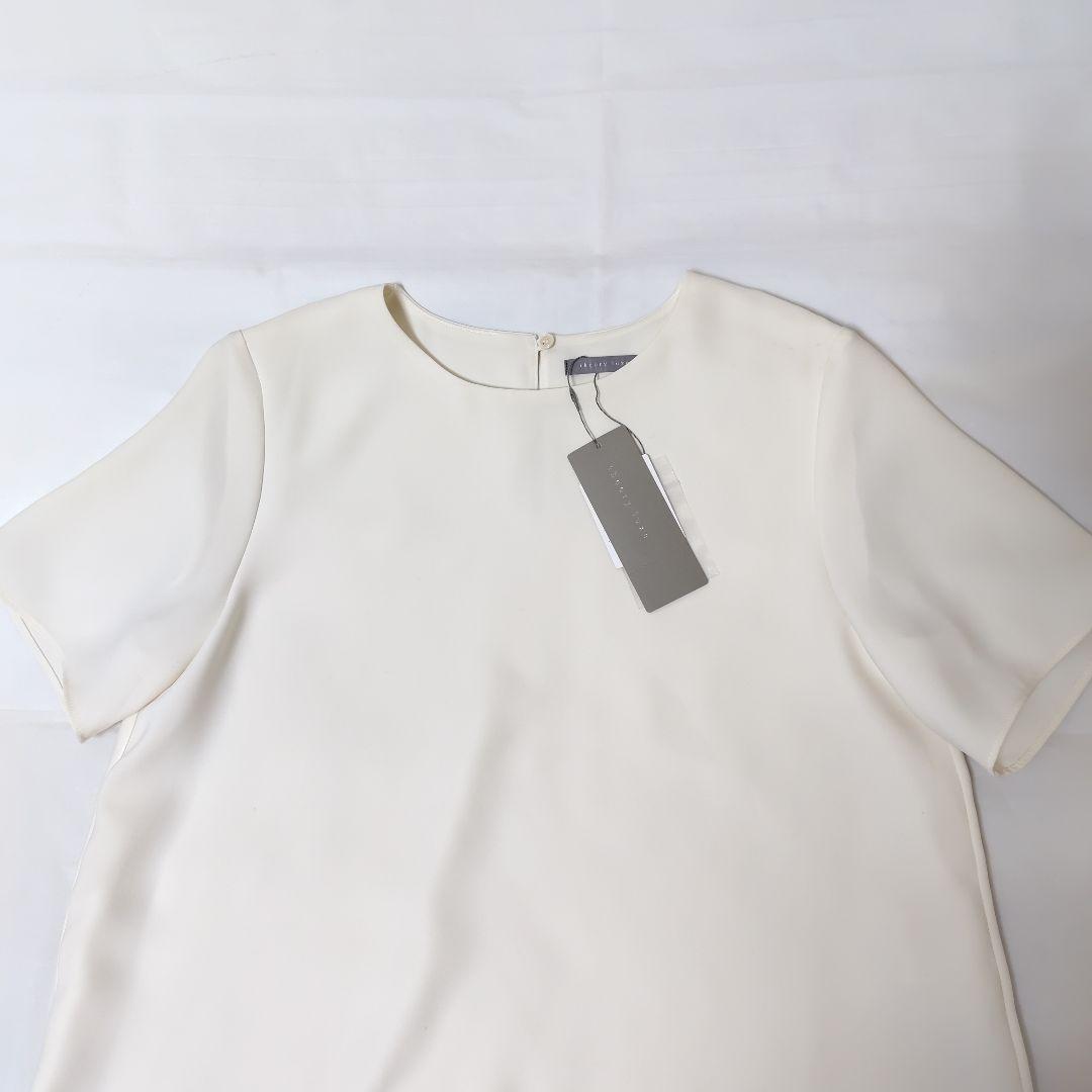 未使用 theory luxe とろみ 二枚仕立て ブラウス セオリー 新品