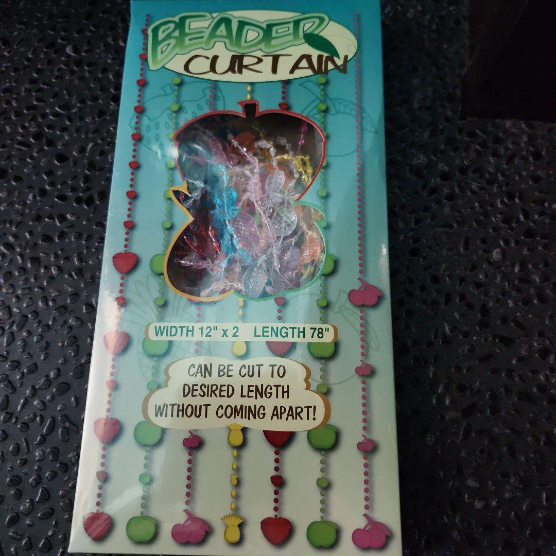 ✨希少✨　昭和レトロポップ　ビーズカーテン　のれん