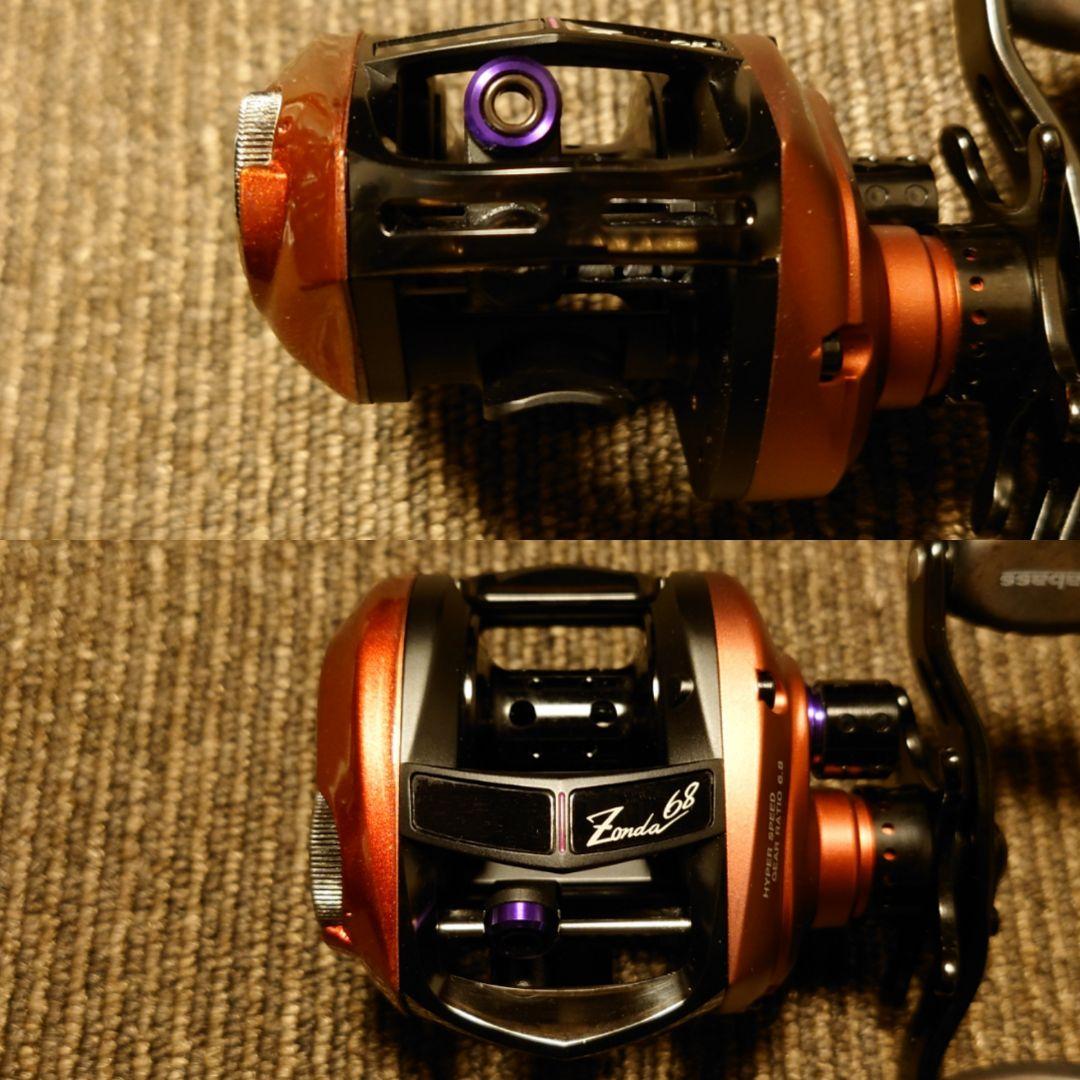 新品未使用限定生産モデルメガバスx魚矢13ゾンダ 68L ロッソ レフトハンドル