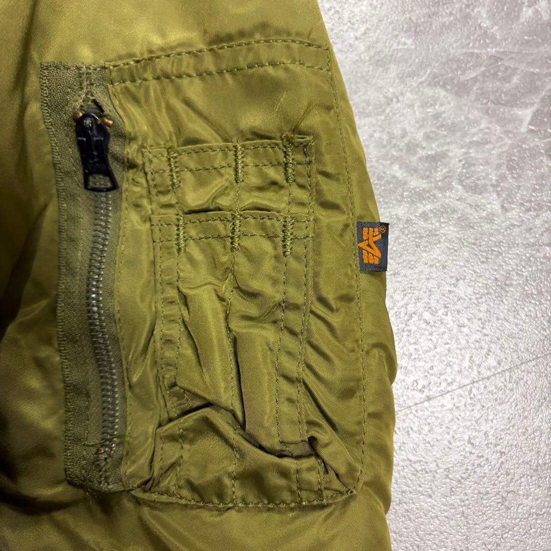 ALPHA アルファ ma-1 USA製　y2k 短丈　フライトジャケット