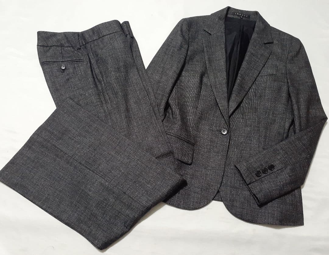 theory セオリー スーツ セットアップ ジャケット ワイドパンツ