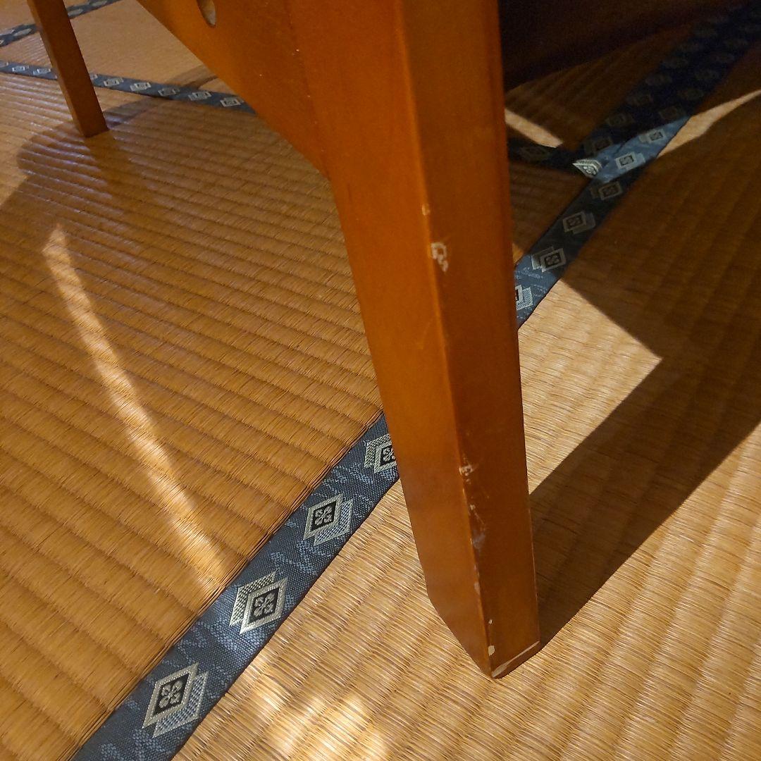 【カリモク風 ３人掛けソファ】 黒ソファ ウッド × レザー