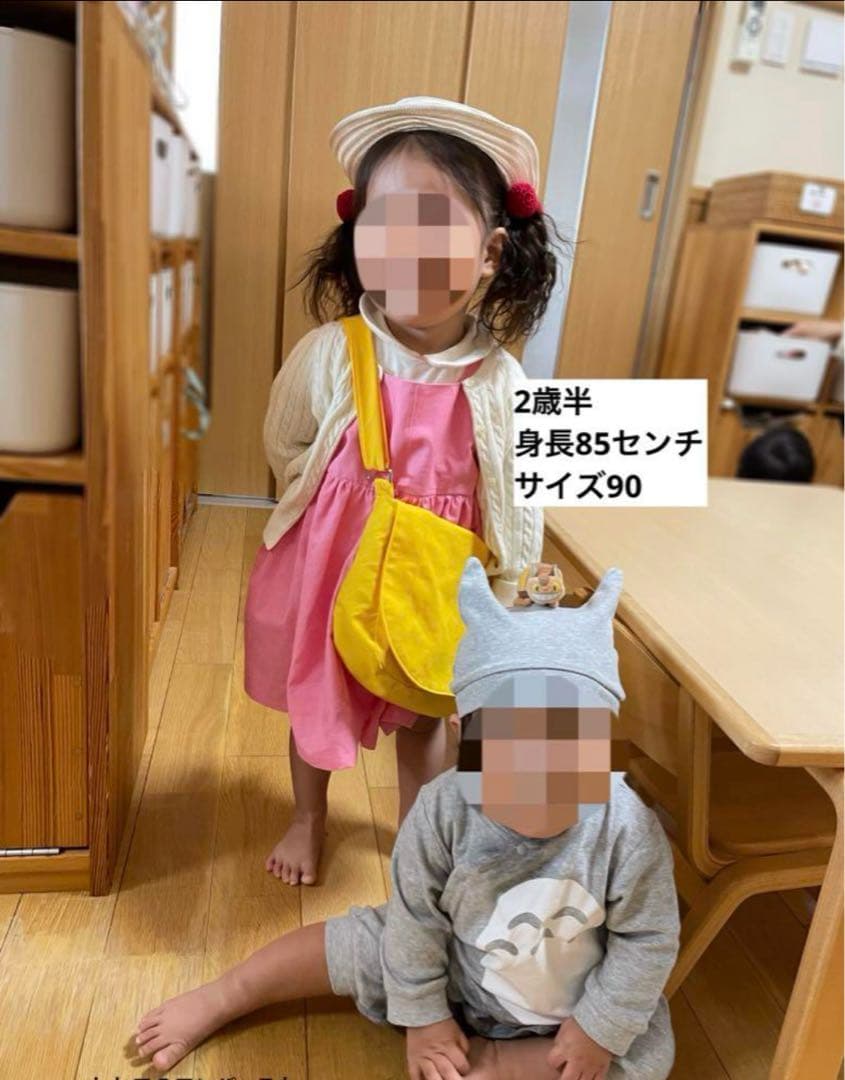 【ハリー⭐︎購入ページ】めいちゃんワンピ120cmお早め/ポンポン/バッグ