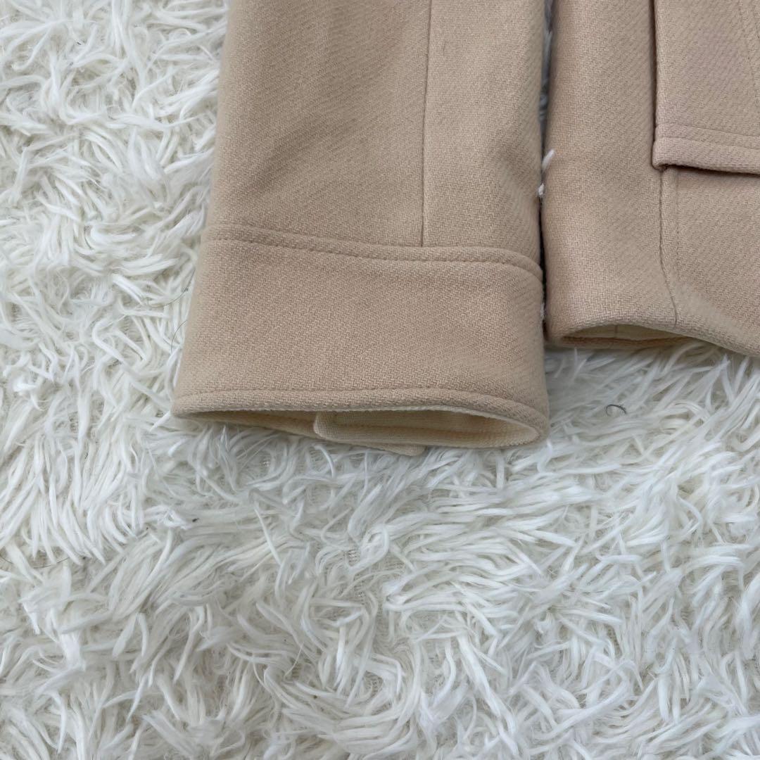 【みくさん】ELLE エル カシミヤ混 ナポレオンジャケット 金ボタン