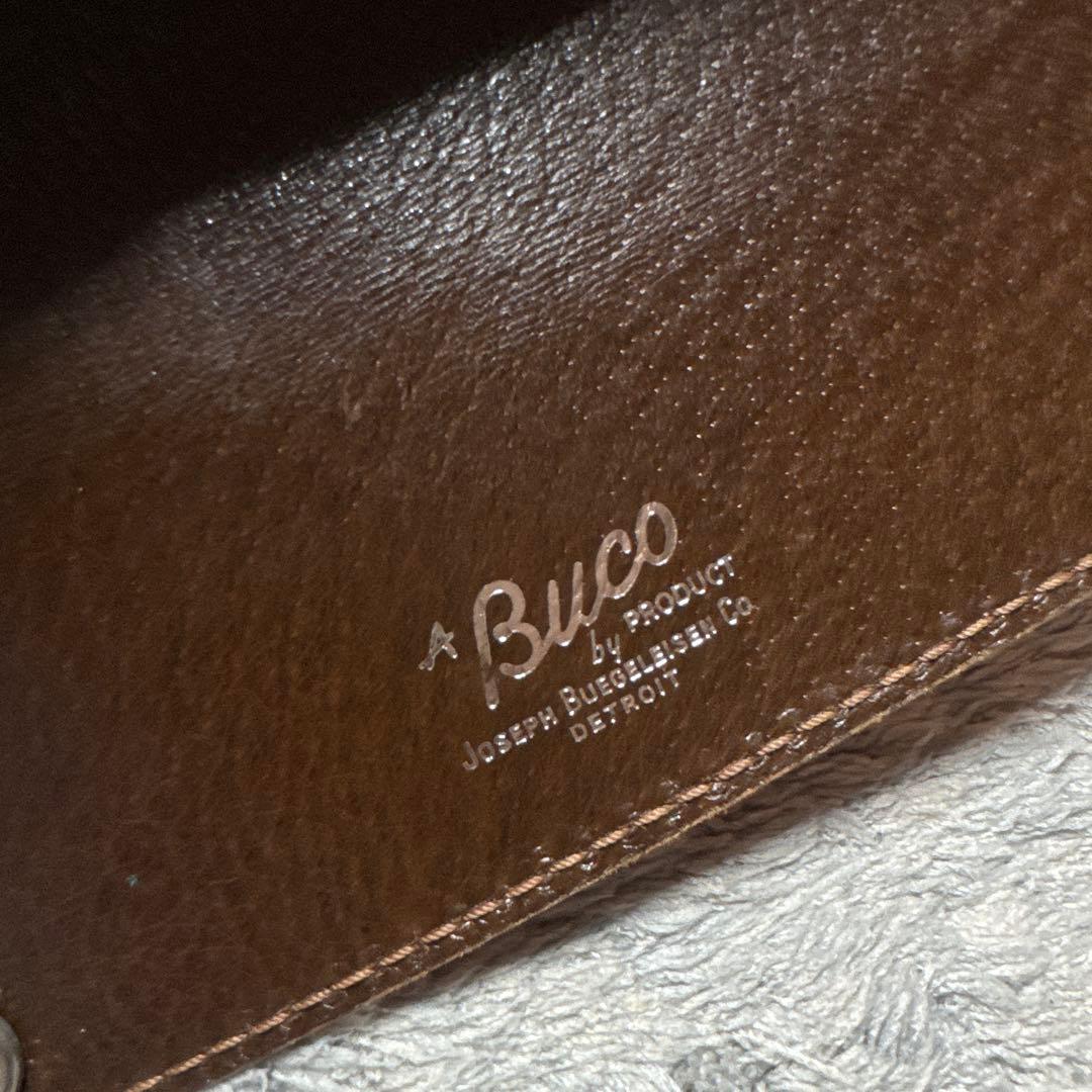 Buco 長財布 本革 レザー ウォレットチェーン トラッカーウォレット