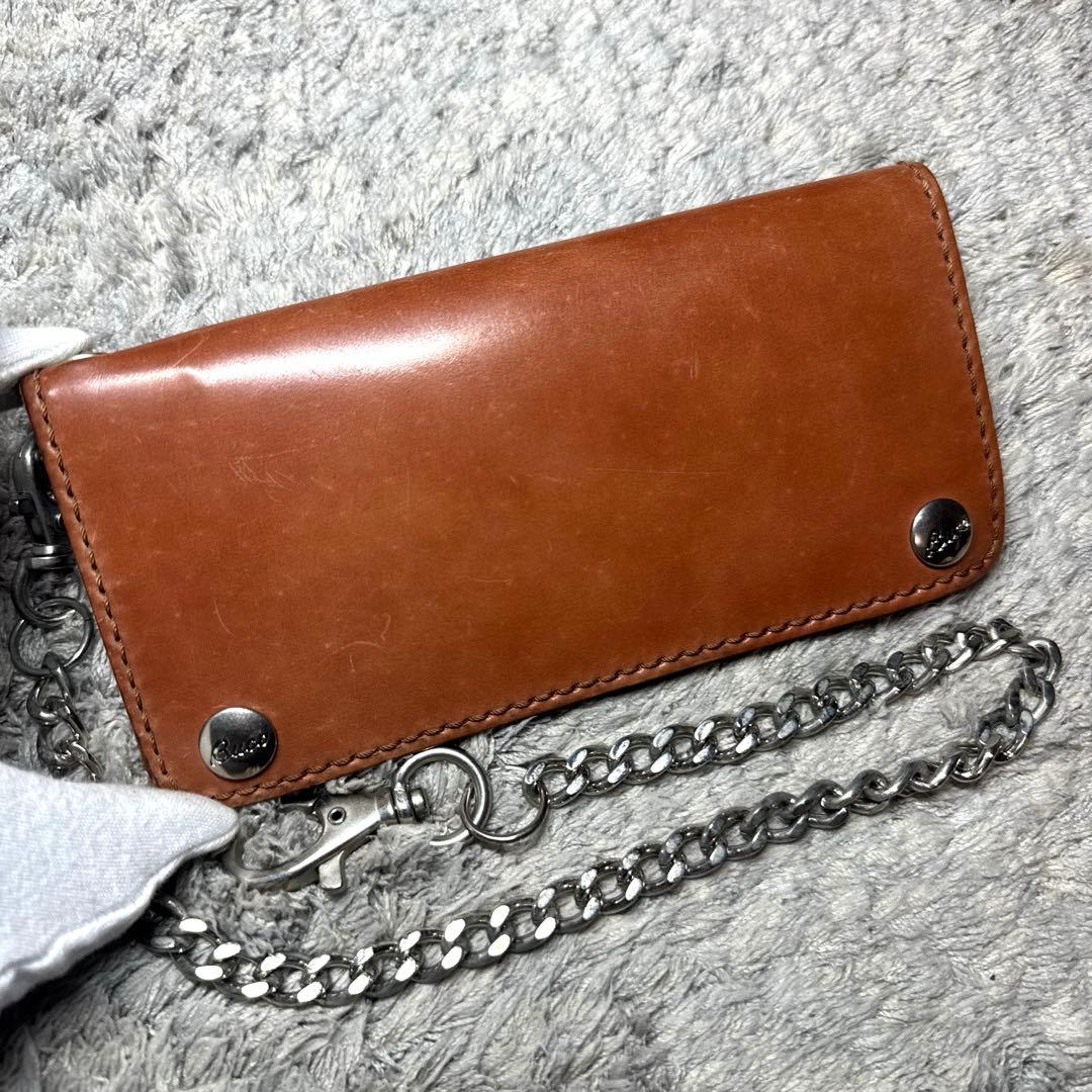 Buco 長財布 本革 レザー ウォレットチェーン トラッカーウォレット