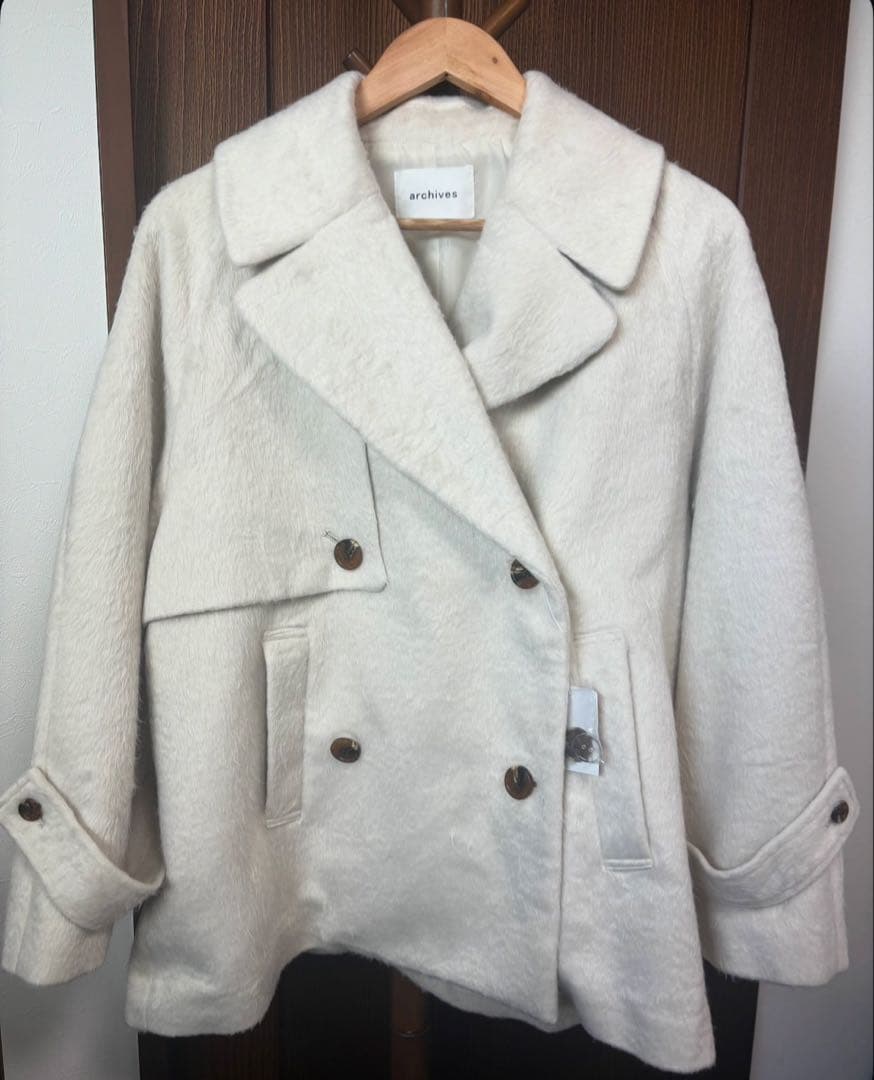 archives シャギーダブルミドルコート