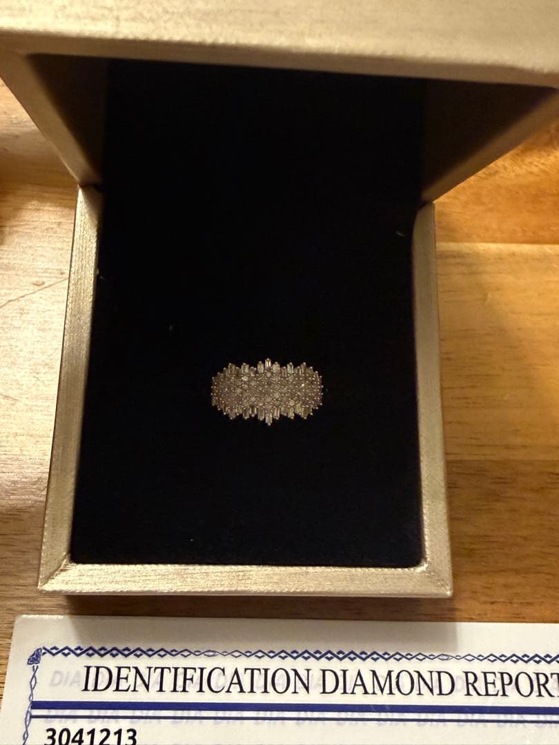 天然ダイヤモンド .50ct セッティングリング 18金ホワイトゴールド #16