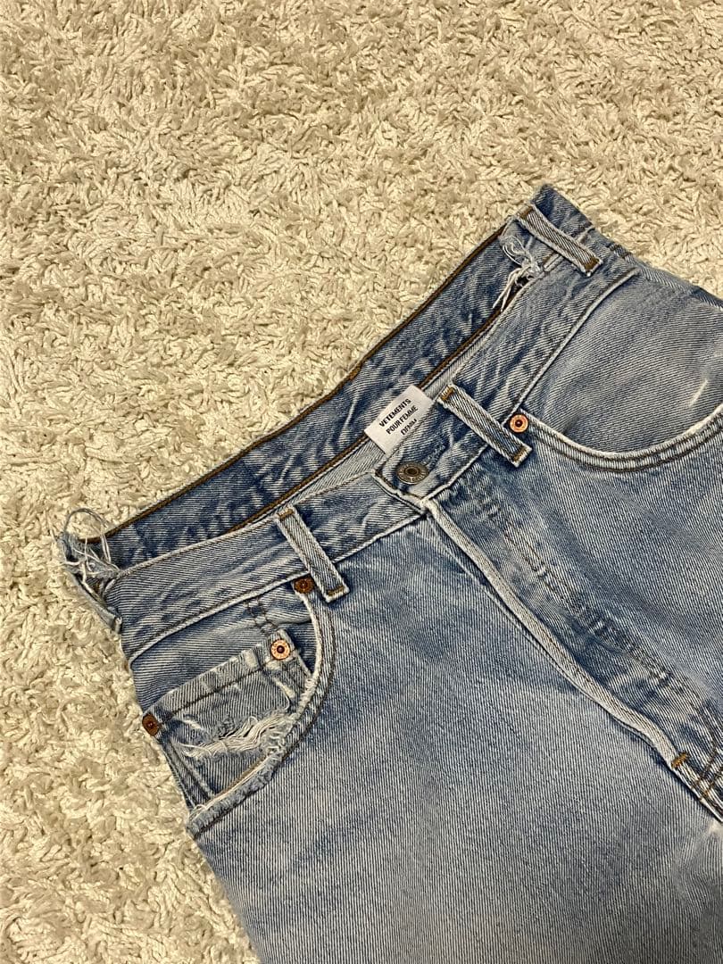 【名作】VETEMENTS ヴェトモン Levi’s再構築スキニージーンズ XS