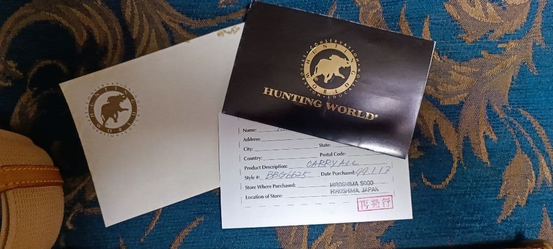 HUNTING WORLD オリーブグリーン ショルダーバッグ