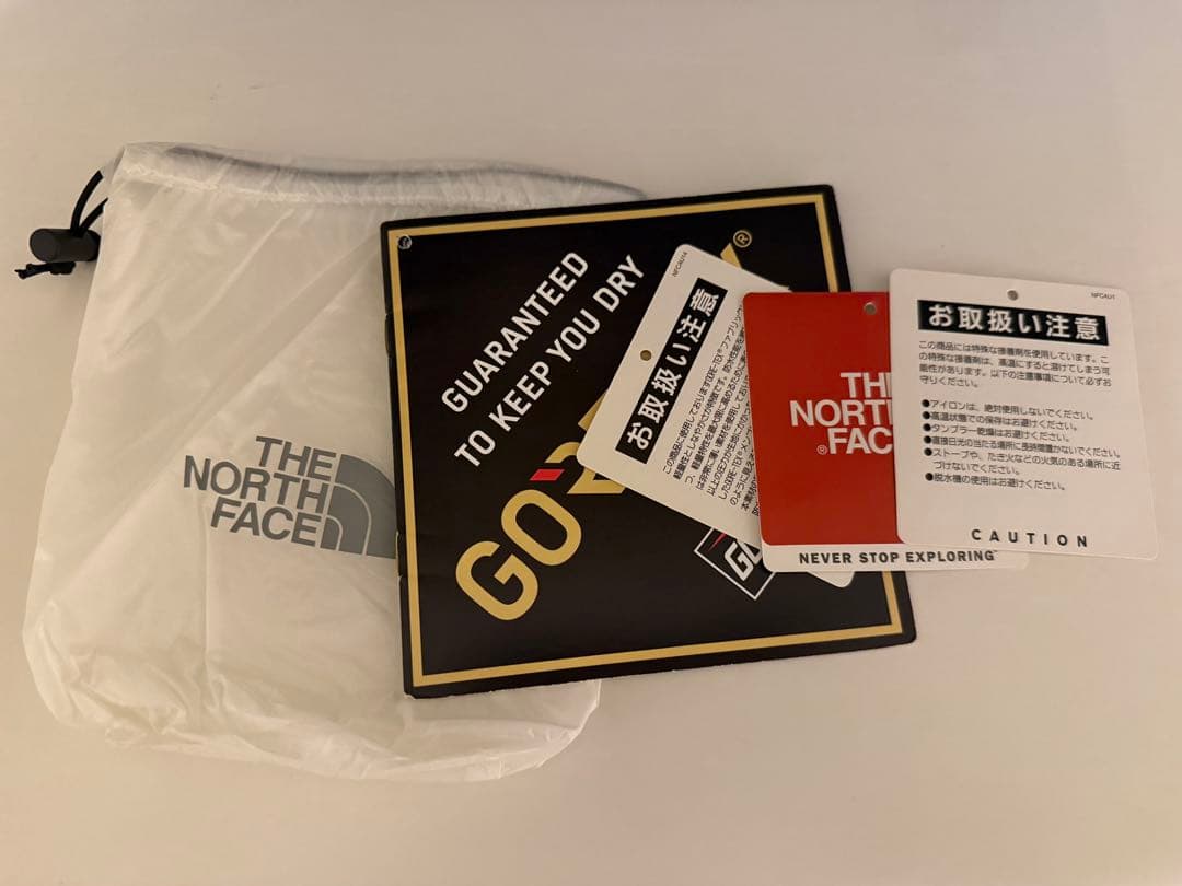 美品 ノースフェイス クライムライトジャケット メンズ S 刺繍ロゴ