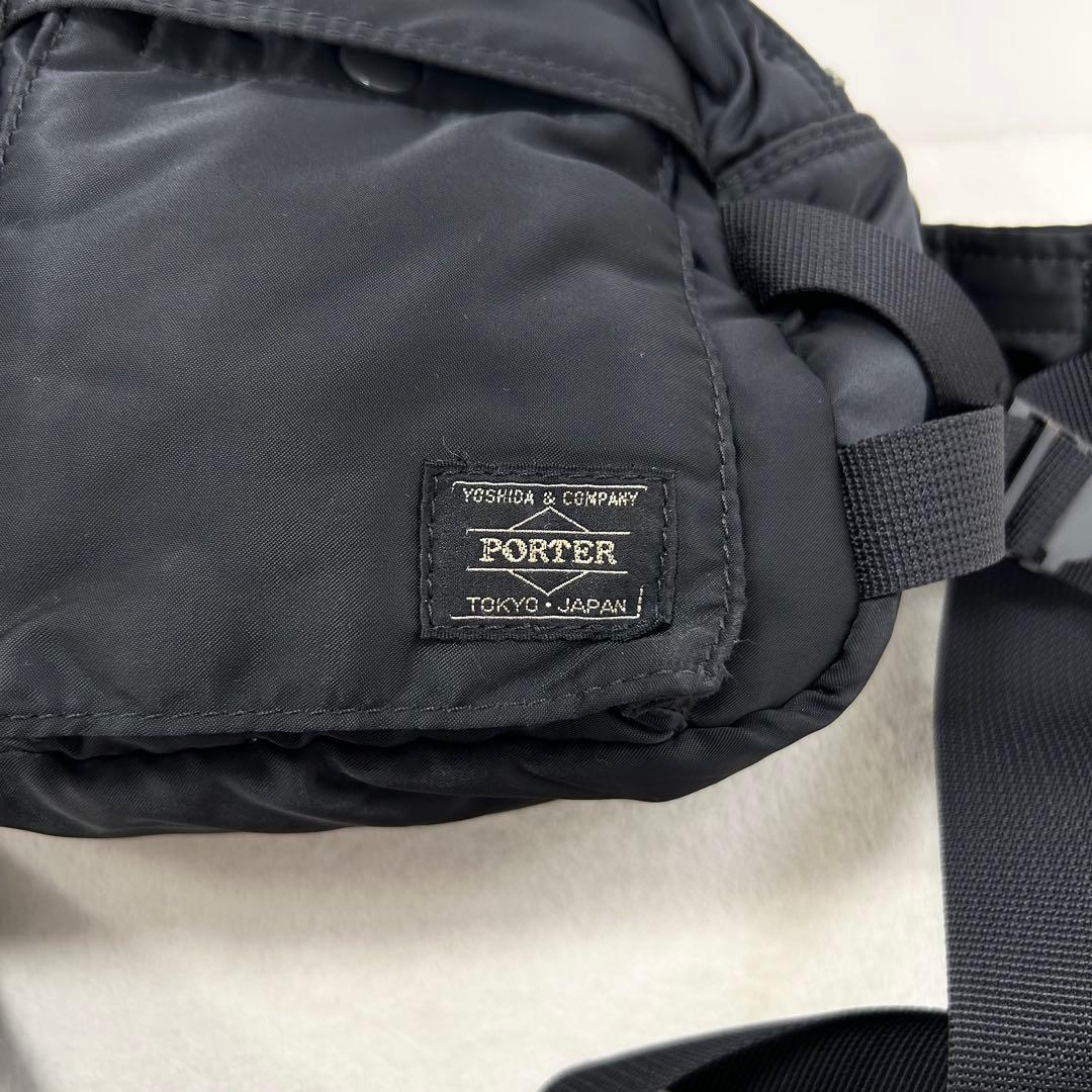 PORTER ポーター タンカー ウエストバッグ ブラック 大容量