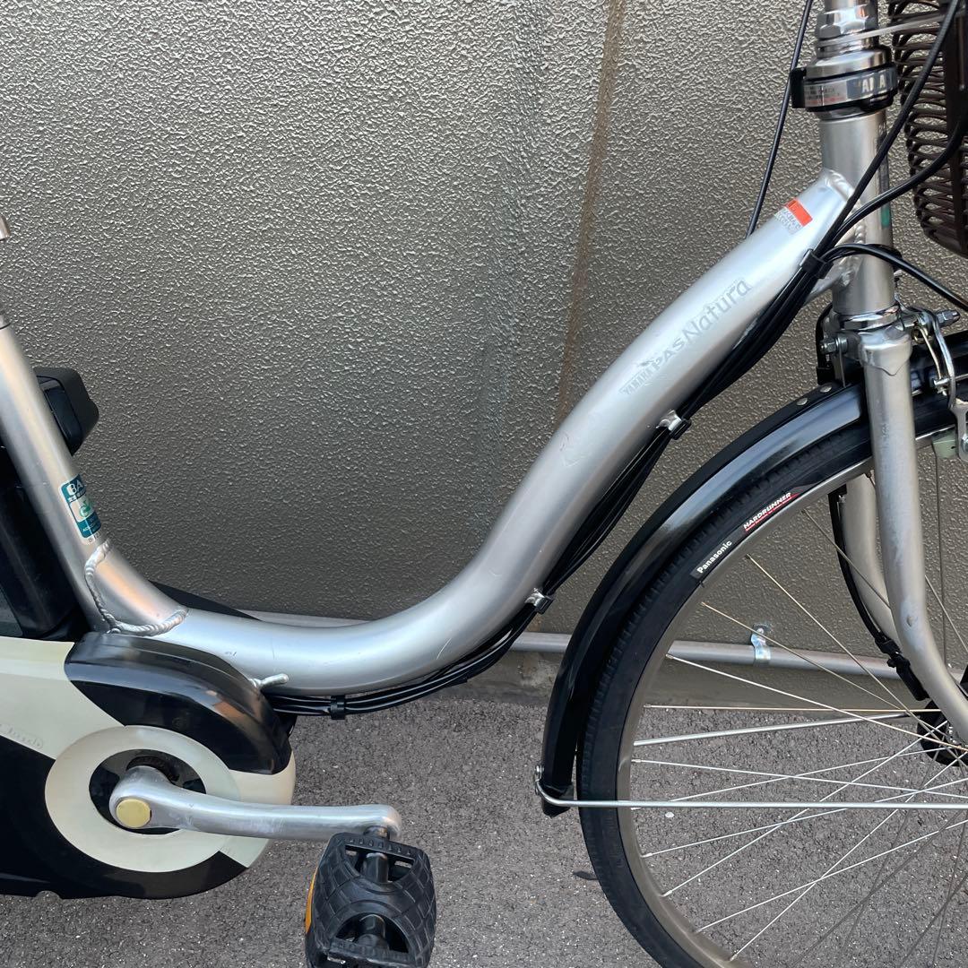 ヤマハ電動アシスト自転車26インチ シルバー