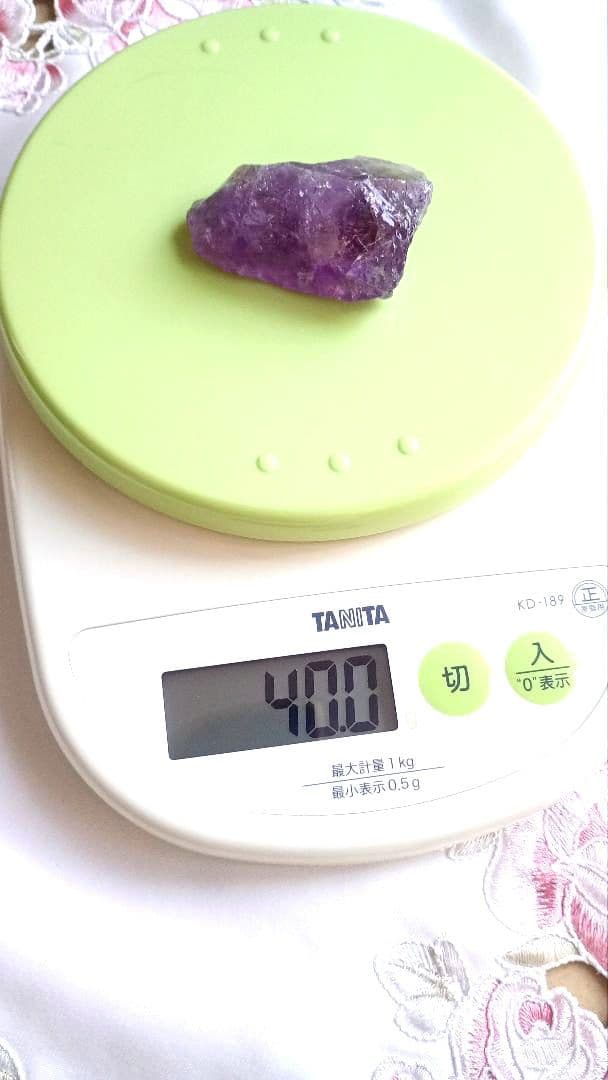 石材店購入 天然石 原石 5点セット（水晶・アメジスト・ローズクォーツ 他）