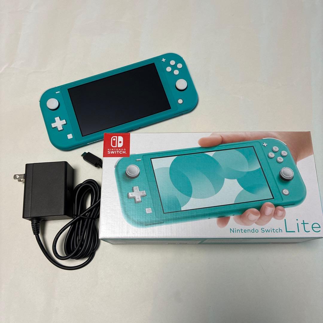 【美品/箱付き】Nintendo Switch Lite ターコイズ