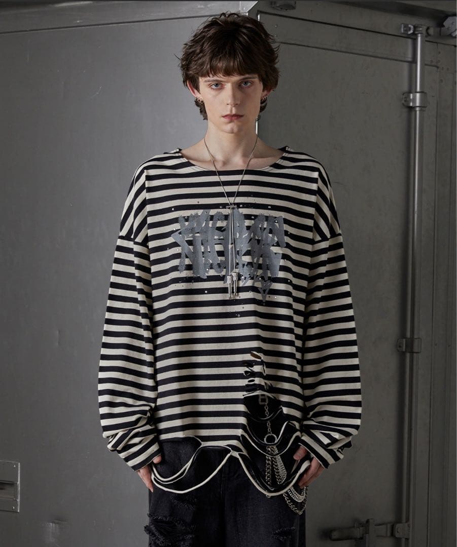 GRANCY グランシー ボーダーロンT Mサイズ