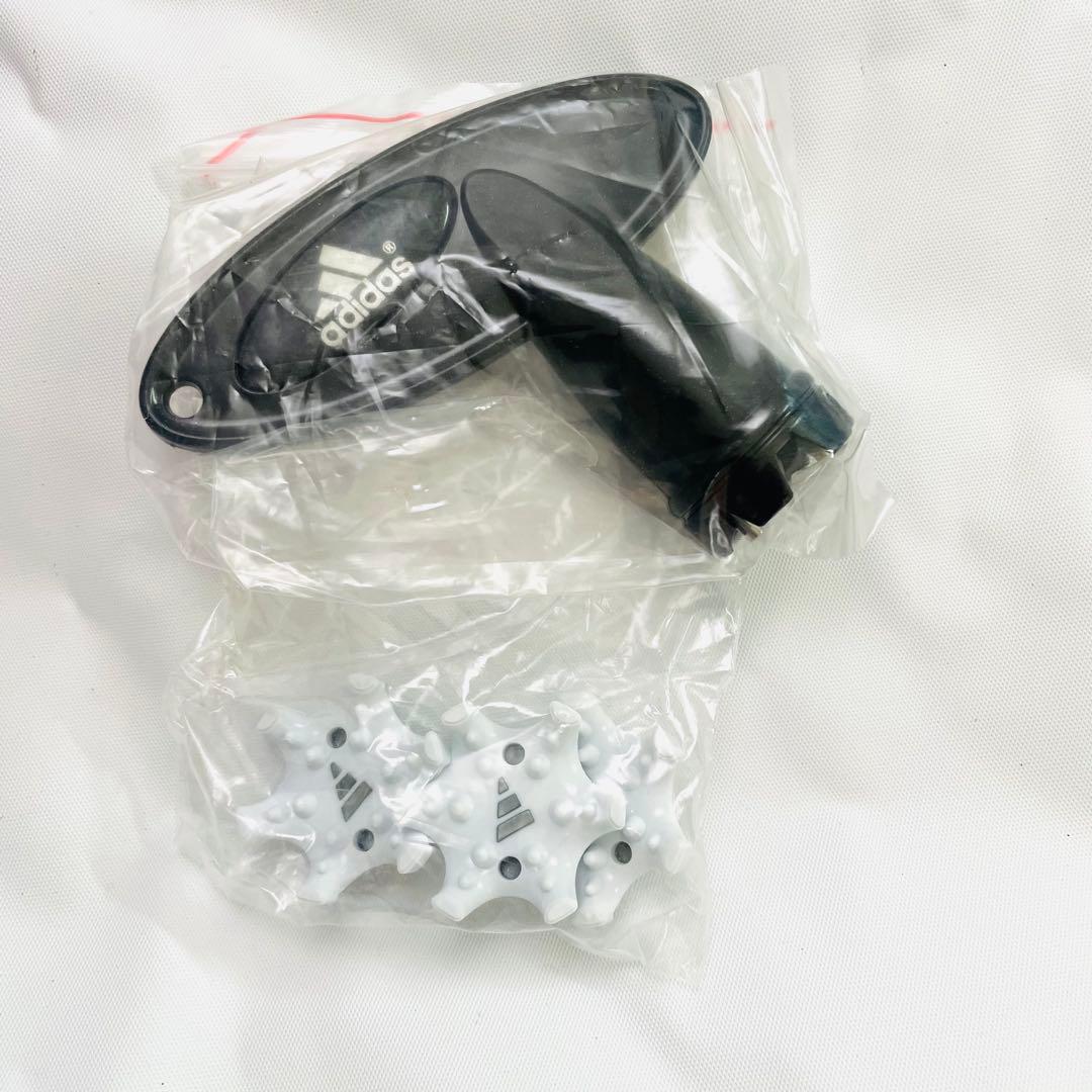 【早い者勝ち】ADIDAS GOLF ゴルフスパイクシューズ 25.0cm 本革